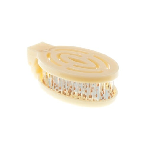 Haarborstel inklapbaremet spiegel beige