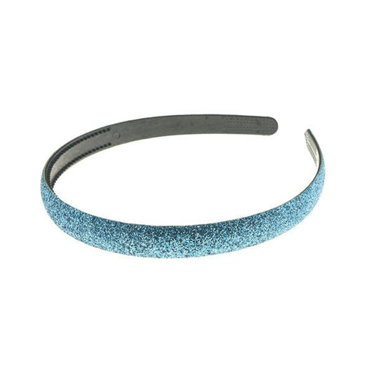 Lichtblauwe glitter diadeem