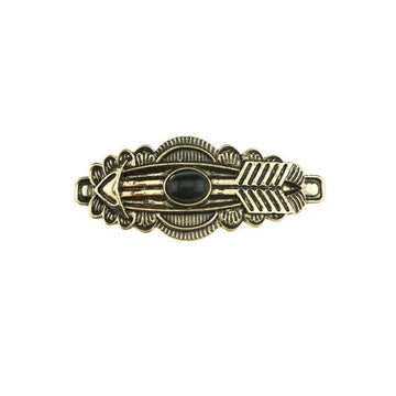 Patent speld art deco stijl goudkleurig