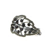 Patent speld leaf facet stenen paars