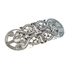 Patent speld zilverkleurig tribal adelaar
