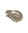 Platte haarklem beige
