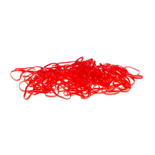 Rasta elastiekjes 150 stuks rood