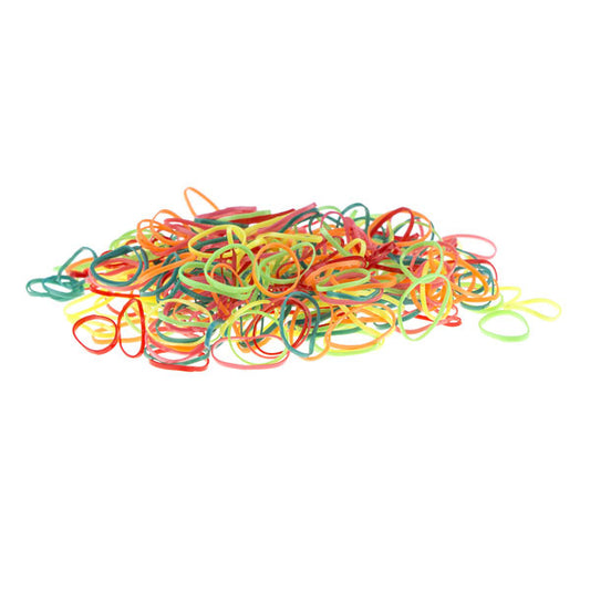 Rasta elastiekjes 150 stuks multicolor