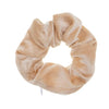 Scrunchie met opbergvakje velvet beige