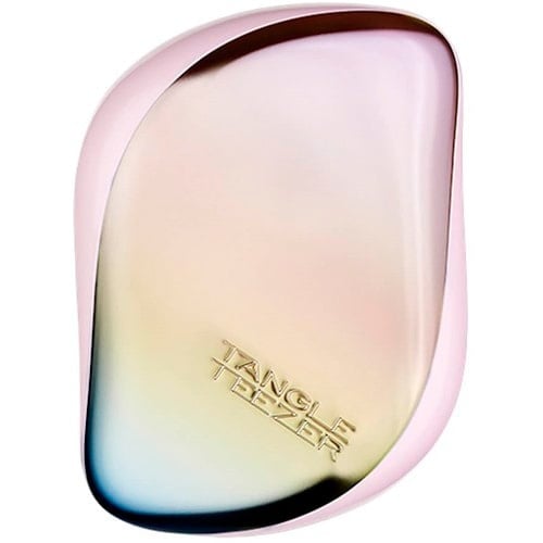 Tangle Teezer compact styler pearlescent matte chrome
