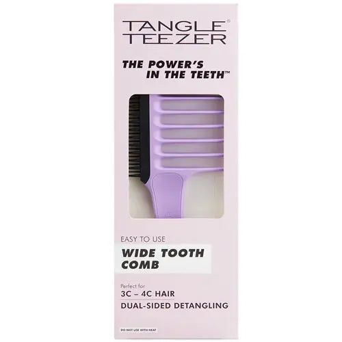 Tangle Teezer wide tooth comb lilac