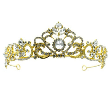 Tiara goudkleurig Amalia