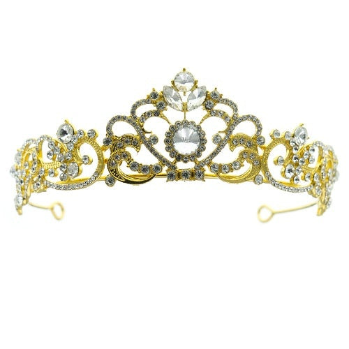 Tiara goudkleurig Amalia