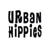 Haarbloem vilt Urban Hippies donkerblauw