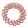 Vogelnest haarklem velours roze
