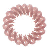 Vogelnest haarklem velours roze
