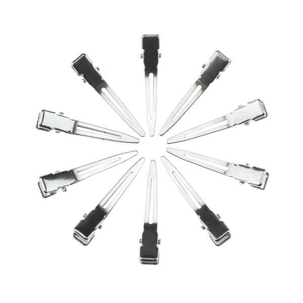 Watergolf clips 10 stuks zilverkleurig 1 pen